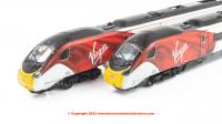 N2001G Revolution Trains Class 390/1 11 Car Pendolino 390 107 in Virgin flowing silk livery with black window surrounds
